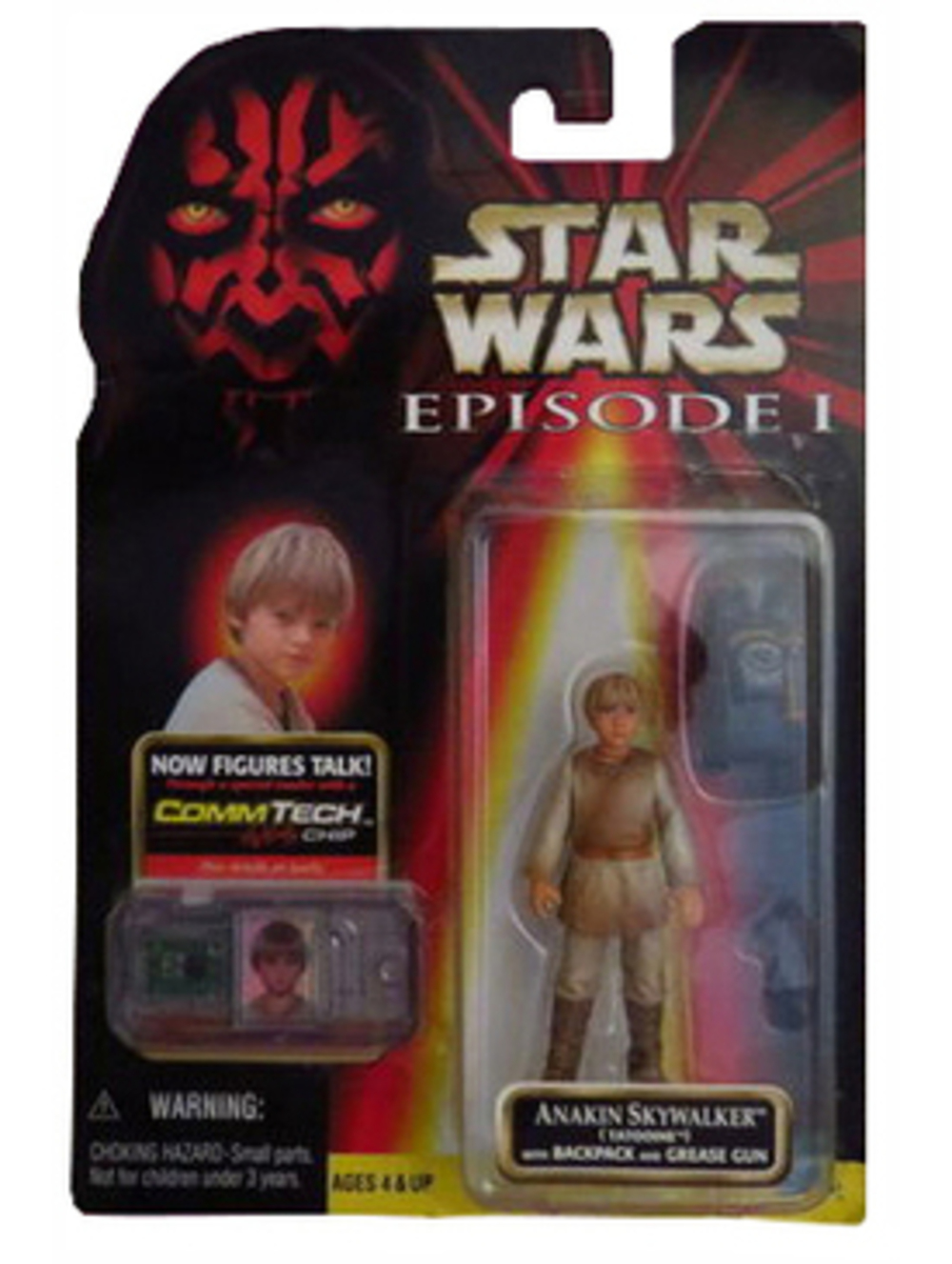 Hasbro Star Wars Episode 1: 1998 Tatooine Anakin Skywalker Action Figure